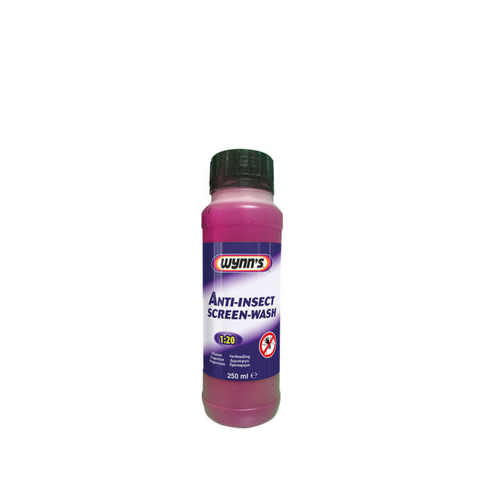 Anti insect screen-wash