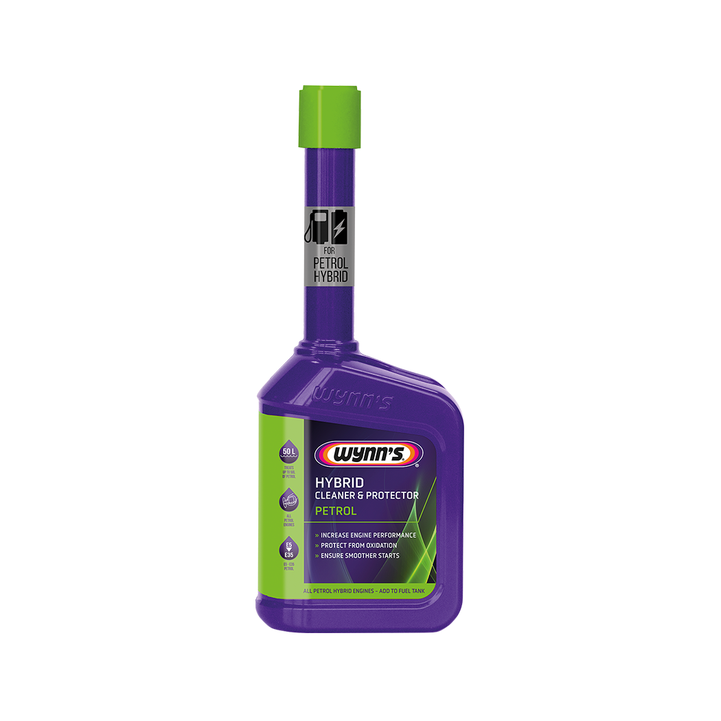 Bottle of hybrid cleaner and protector